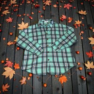 Women’s Plaid Button Up Flannel (XL) NEW